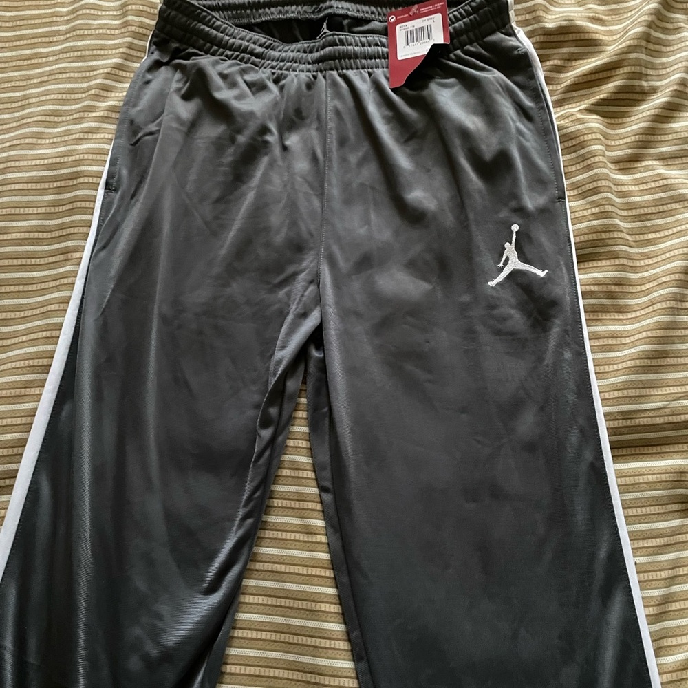 Jordan’s joggers unused!